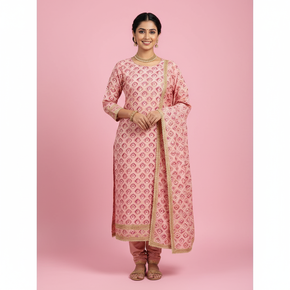 digital print fabric, pink diamond print fabric