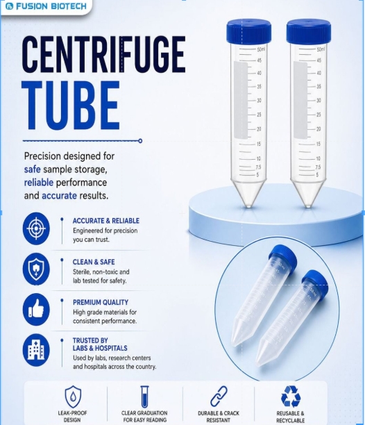 50Ml Centrifuge Tube - Color: Transparent