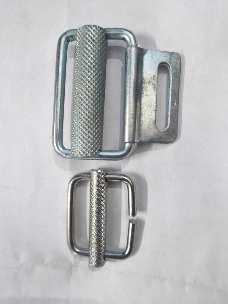 Knurling Buckles - Color: Silver