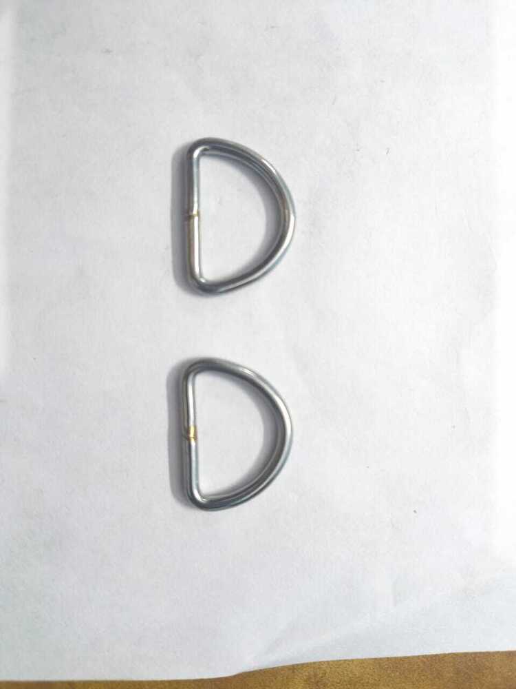 304 Grade Welded Ss D Ring - Color: Silver