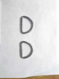 304 Grade Welded Ss D Ring - Color: Silver