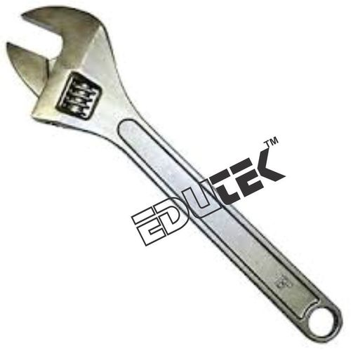 Adjustable Spanner - Stainless Steel, 200mm X 50mm X 10mm, 10mm To 30mm Measurement Range, Durable & Heat-treated Design, Manual Hand Tool, 0.5kg Weight
