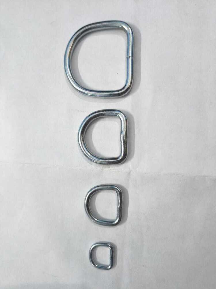Iron D Rings - Color: Silver