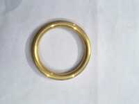 Brass Round Ring - High-quality Brass Material, Polished Golden Surface | Durable, Corrosion-resistant For Industrial Use