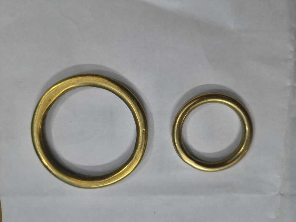 Brass Round Ring - High-quality Brass Material, Polished Golden Surface | Durable, Corrosion-resistant For Industrial Use