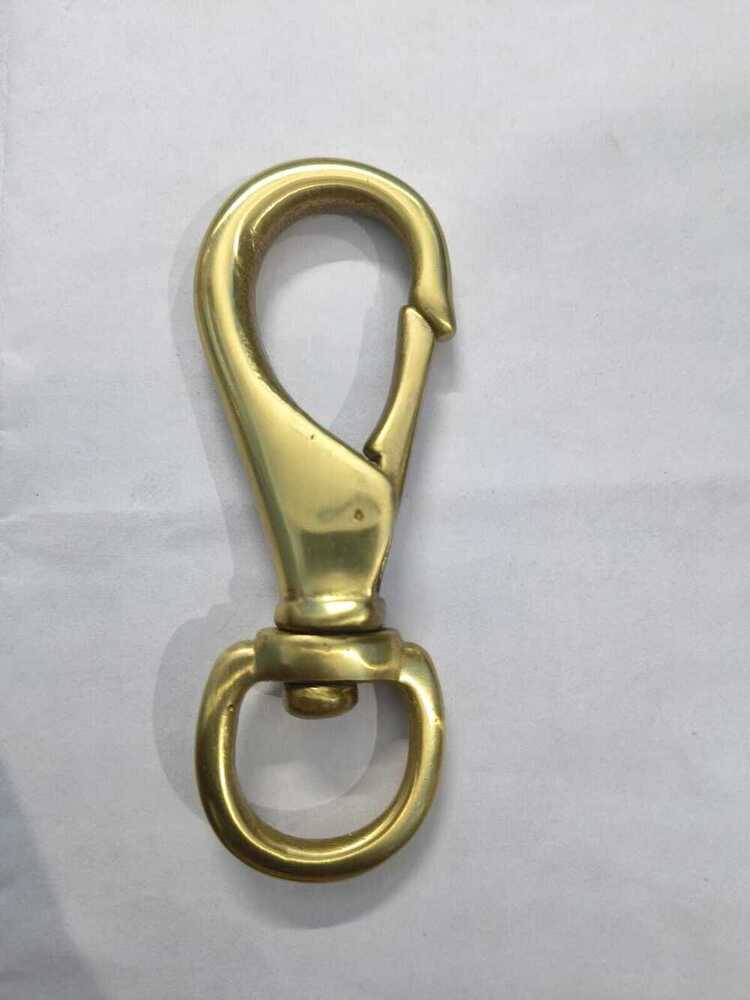 Brass Dog Hook - Color: Golden