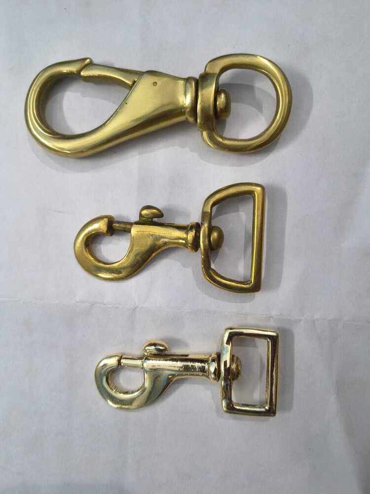 Brass Dog Hook - Color: Golden