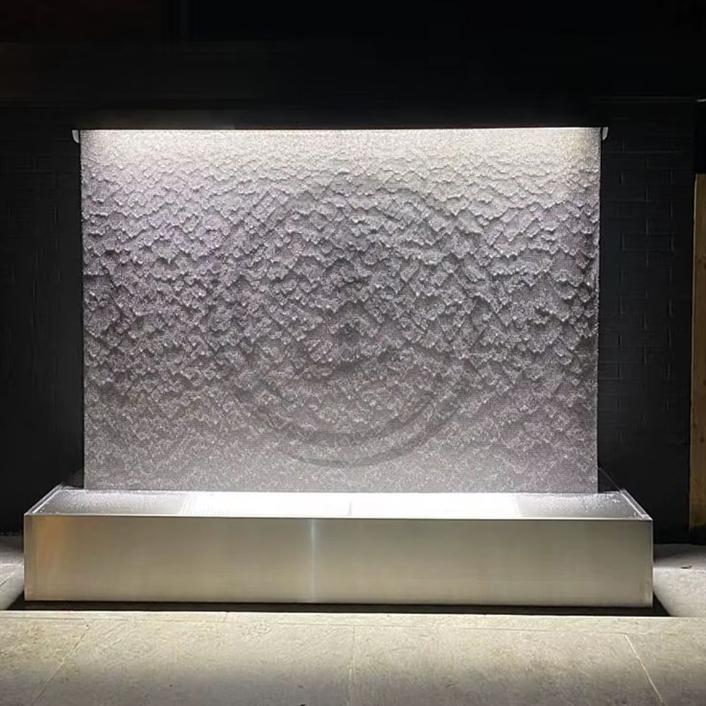 Glass Waterfall Fountain