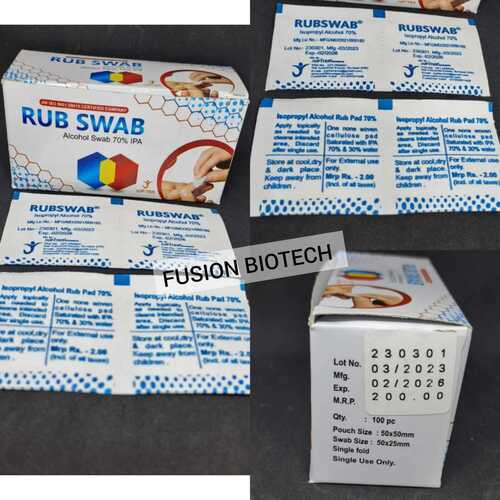 Alcohol Swab - Grade: Industrial