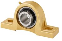 Industrial Pillow Block Bearing - Color: Golden