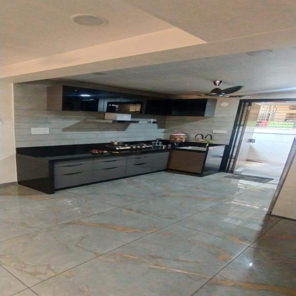 L Shaped Modular Kitchen