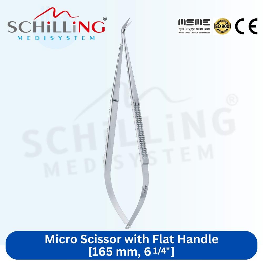 Schilling Micro Scissor With Flat Handle - Material: Tc
