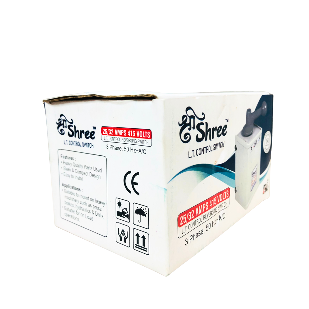 Lt Control Reverse Forward Switch 32 Amps - Color: White