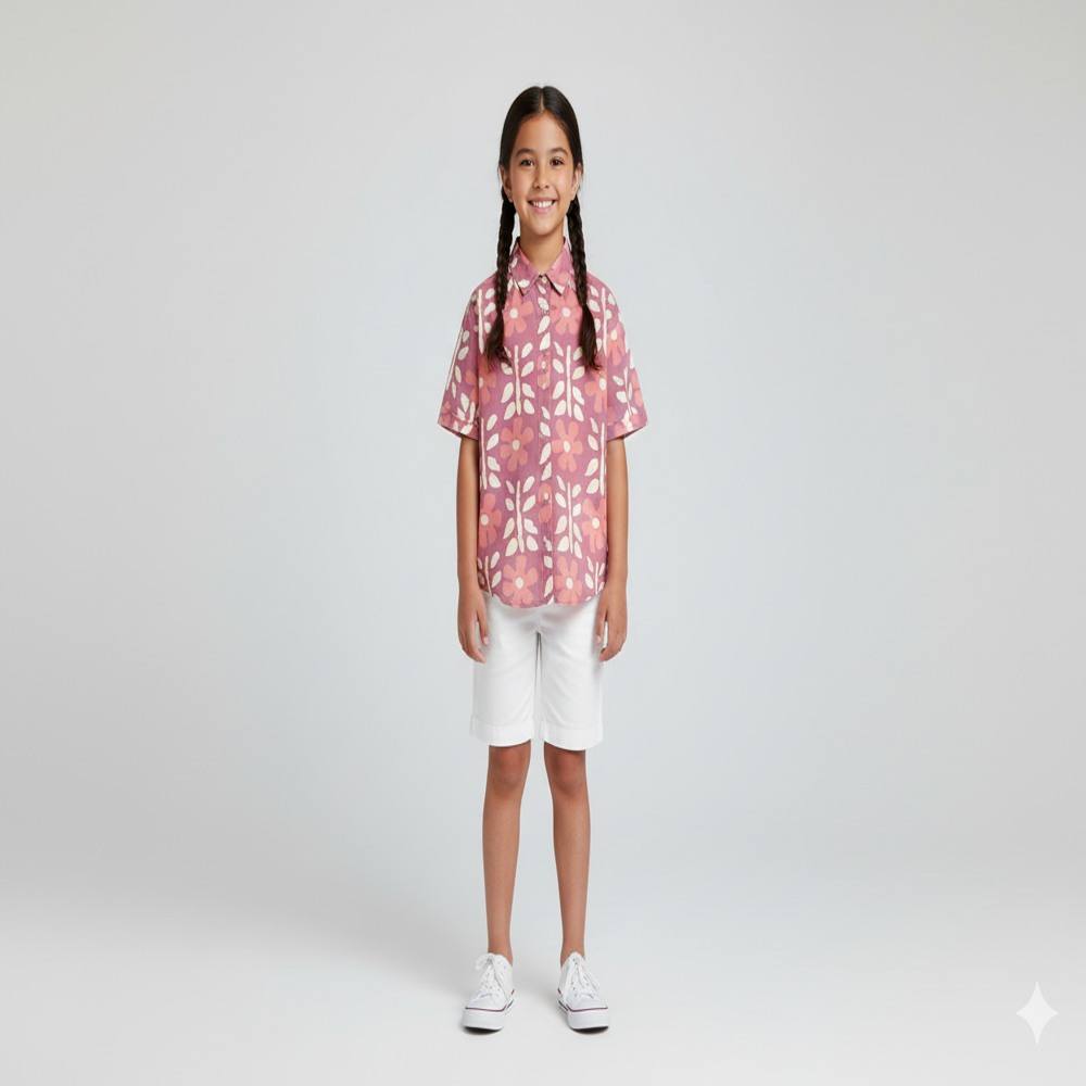 Digital Printed Floral Design Fabric