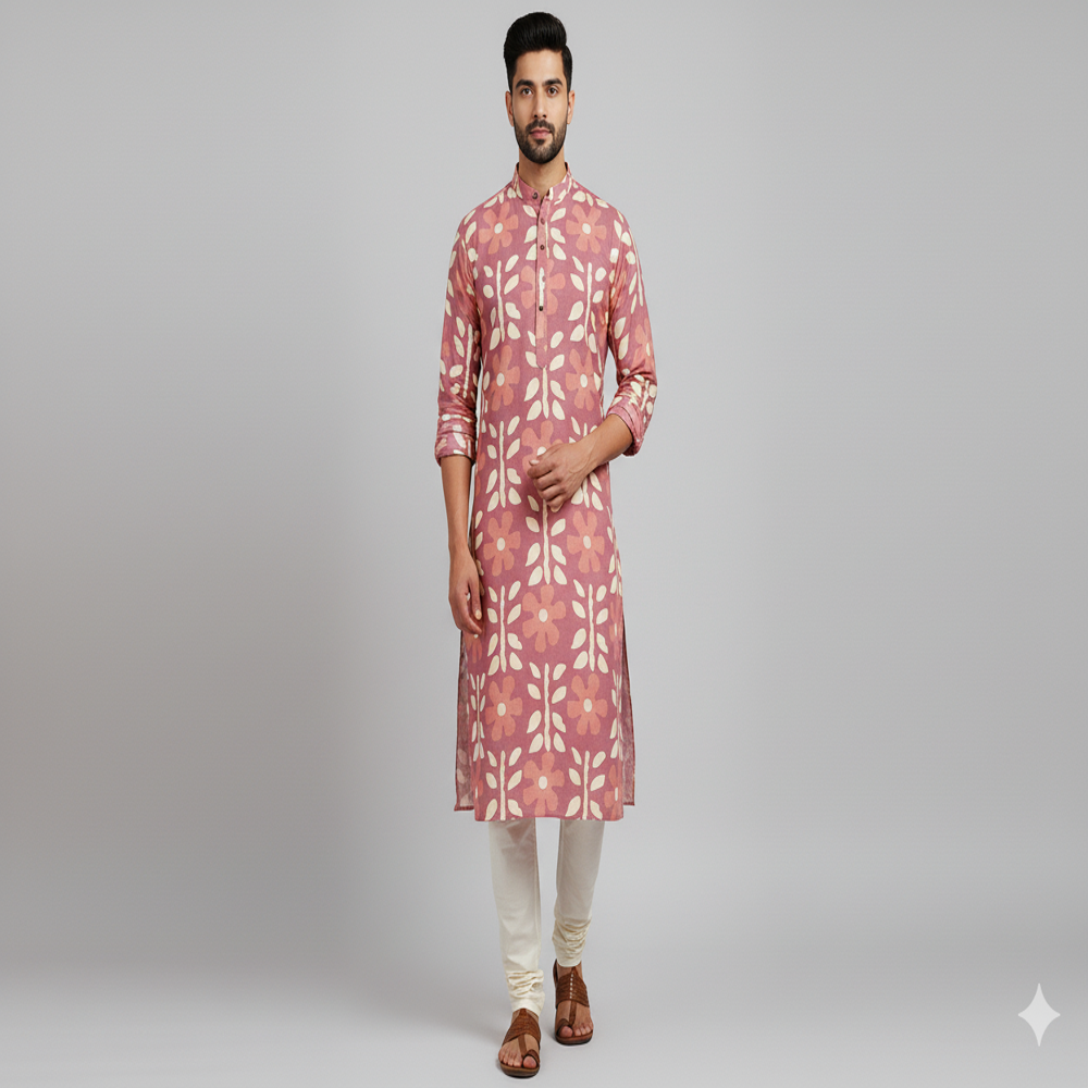 Digital Printed Floral Design Fabric