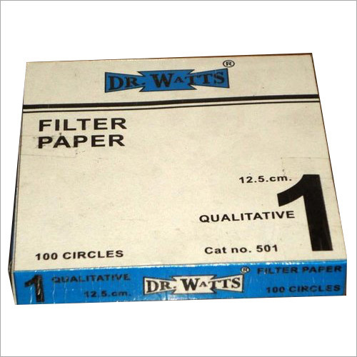 Filter Paper 12.5 Cm Circle - Application: Laboratory Use