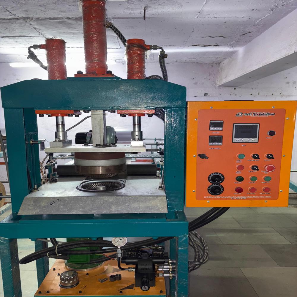 Fully Automatic Wrinkle Paper Thali Making Machine - Capacity: 2500 Pcs/hr