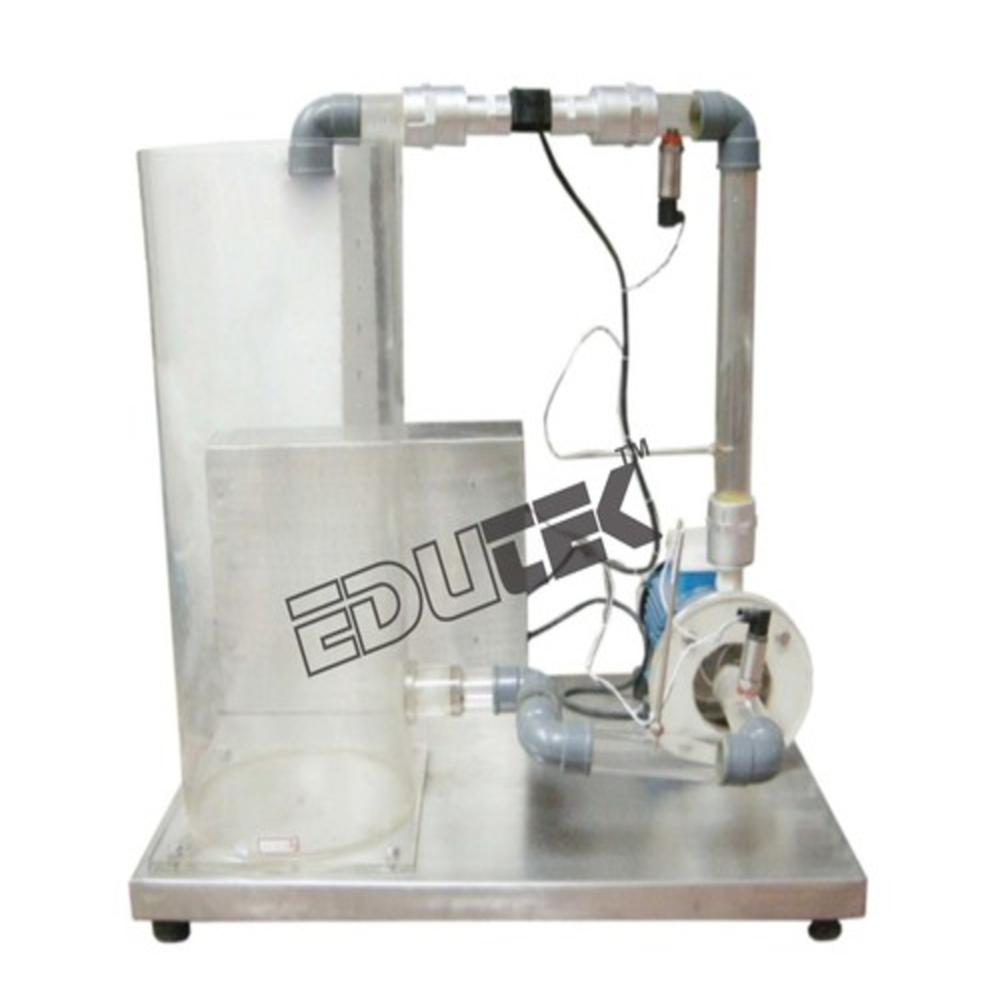 Experiments With A Piston Pump - Variable Speed Piston Pump, Closed Water Circuit | High Efficiency, Microprocessor-based Measuring Technique