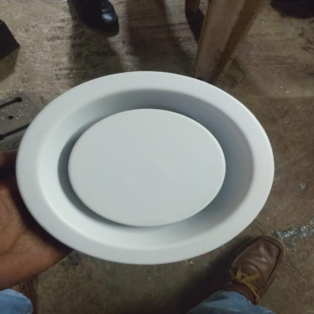 Disk Valve Diffuser - Color: As Per Demand