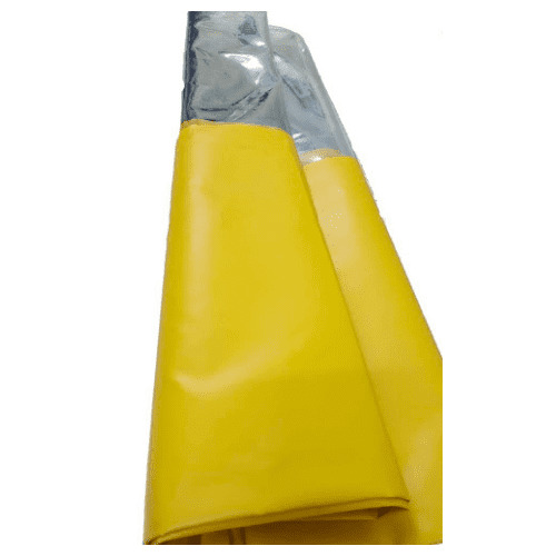Car Wash Curtain System - Color: Yellow