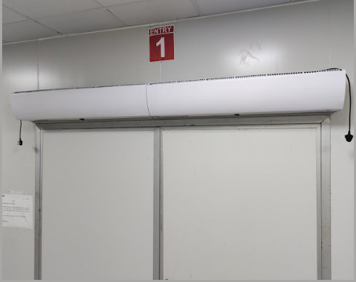 Commercial Air Curtain - Color: White