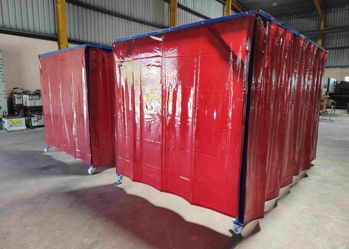 Welding Curtains And Frames - Color: Transparent