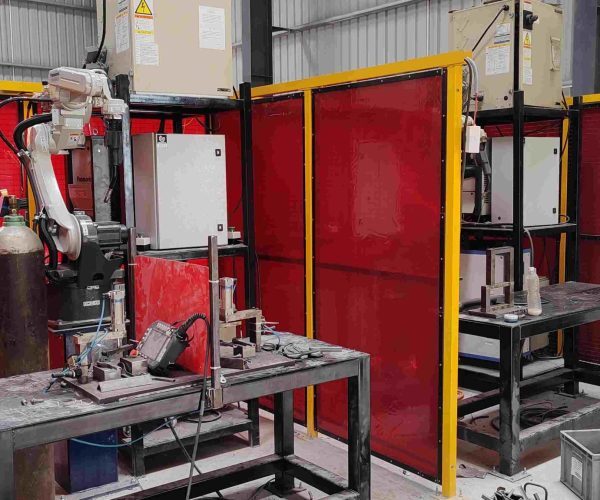 Industrial Safety Fencing - Color: Silver