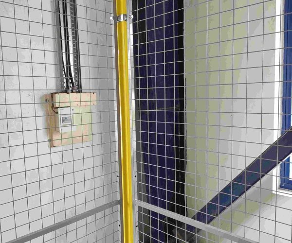Industrial Safety Fencing - Color: Silver