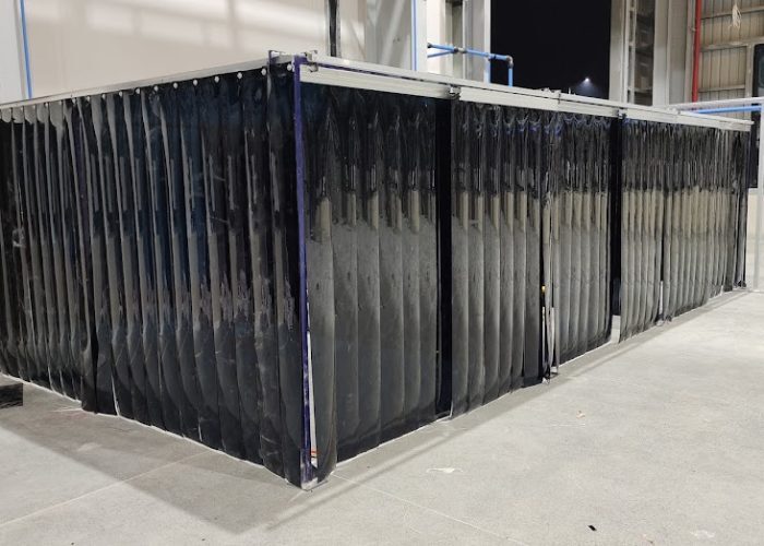 Welding Booth Pvc Curtain Strip - Color: Blue