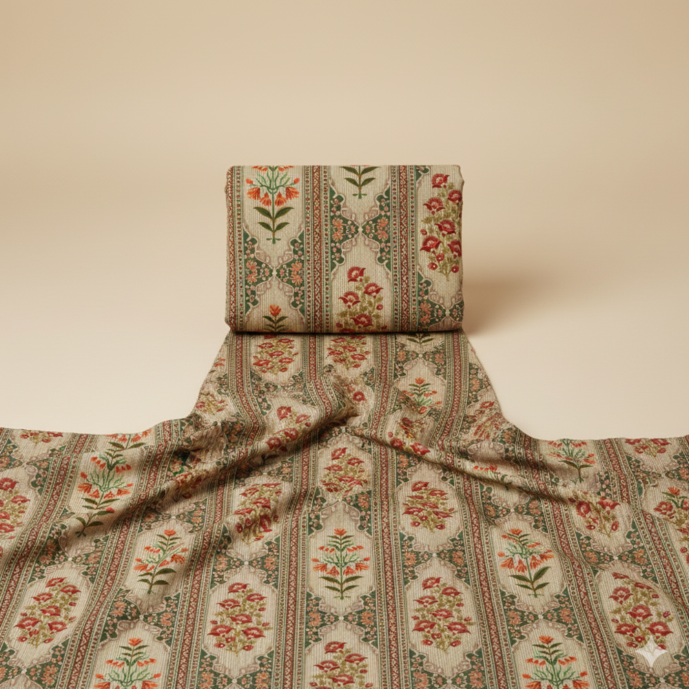Kalamkari  Print Fabric - Application: Garment Making