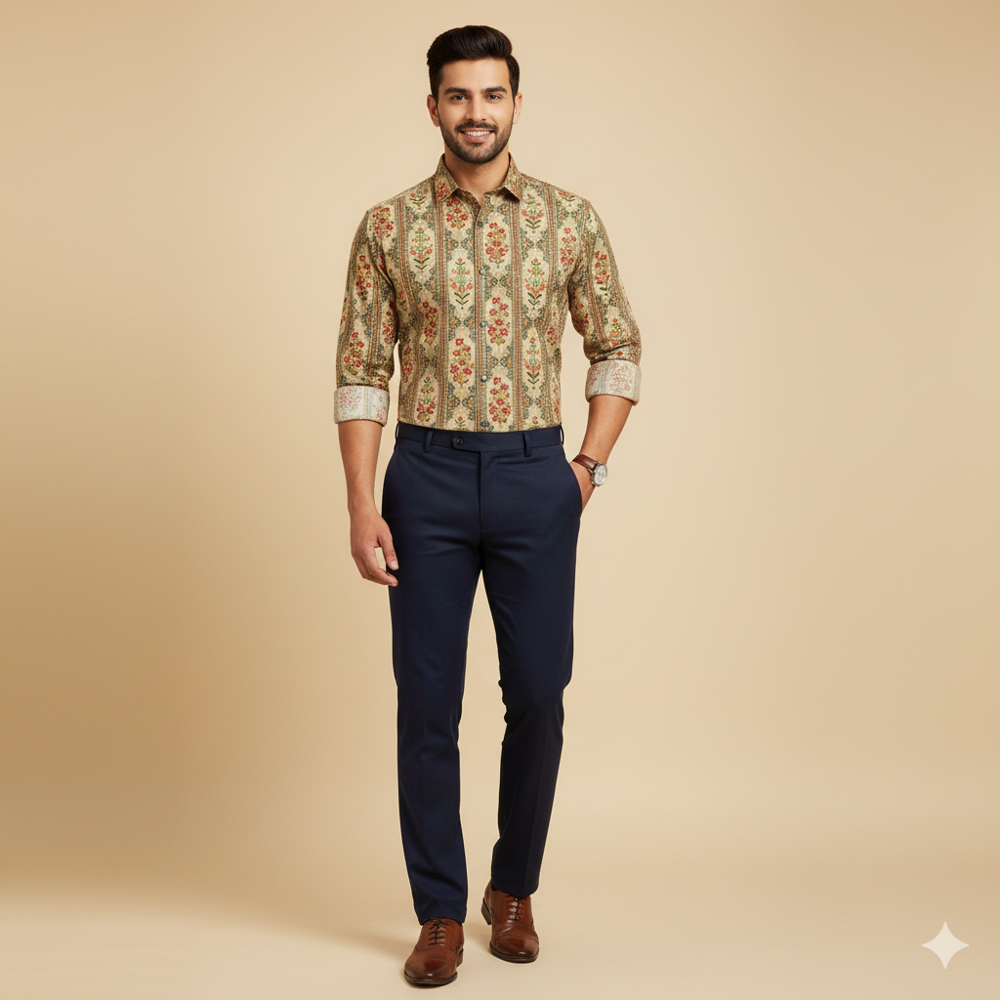 Kalamkari print fabric