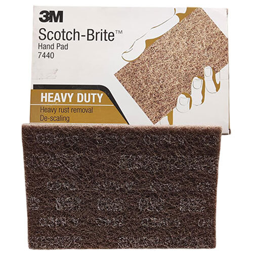 3M Heavy Duty Hand Pads - Color: Brown