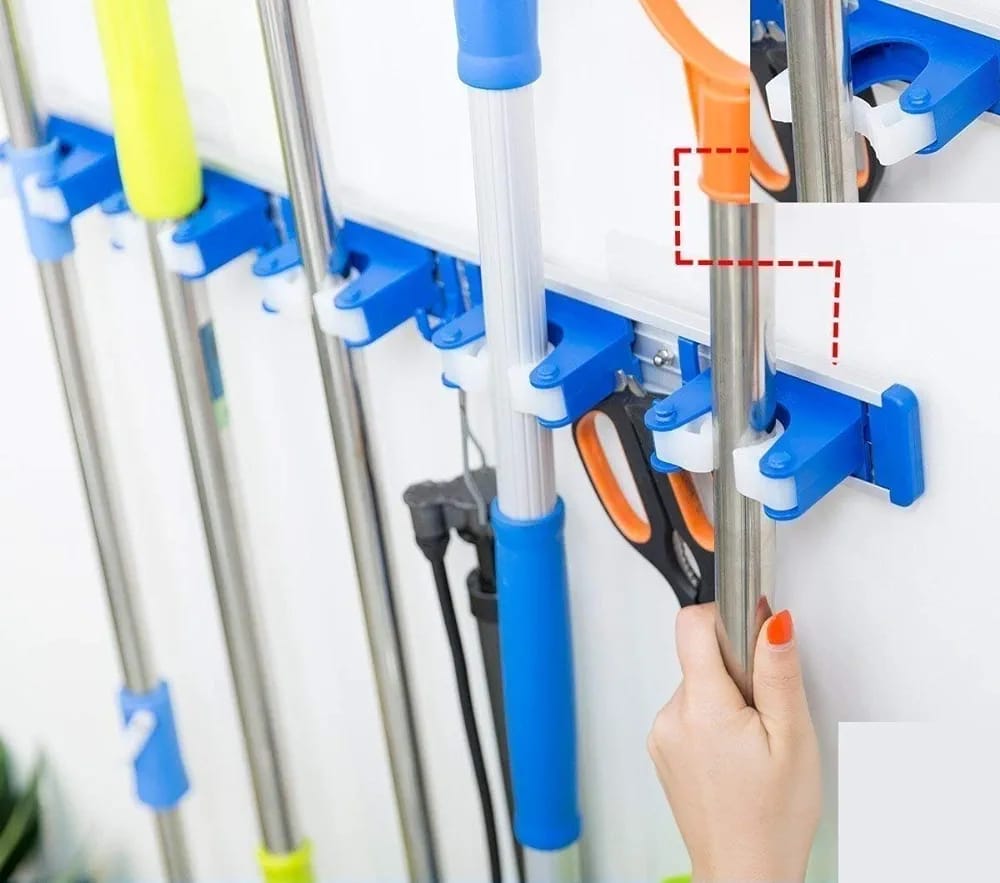 Aluminium Mop And Broom Holder - Application: Wall Mounted