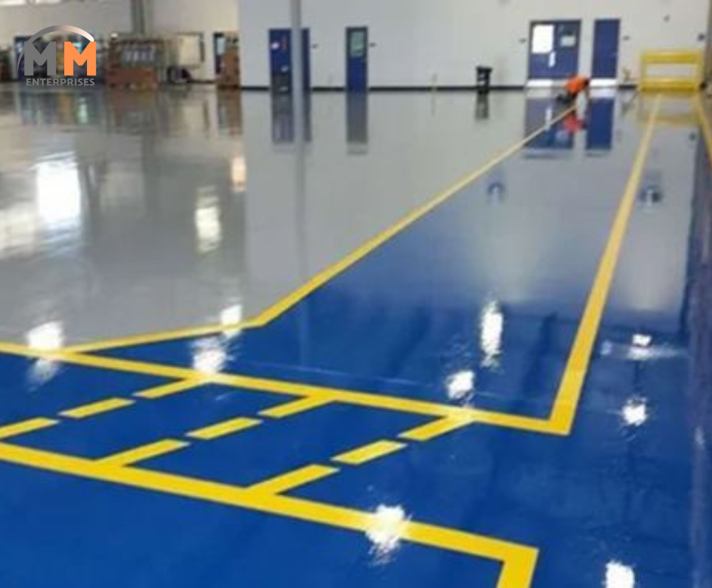 Industrial Epoxy Flooring Service - Epoxy Resin, 1-5 Mm Thickness, Gray Color | High Chemical Resistance, 60 Mpa Compressive Strength, Durable Design - Color: As Requried
