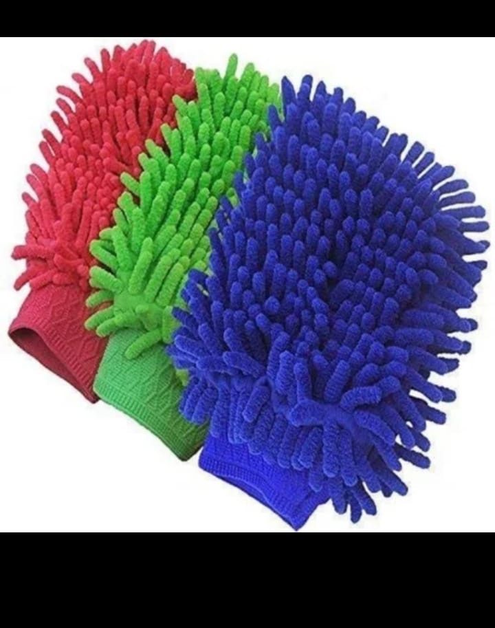 Microfiber Hand Gloves Big Dual Sided - Age Group: Adults