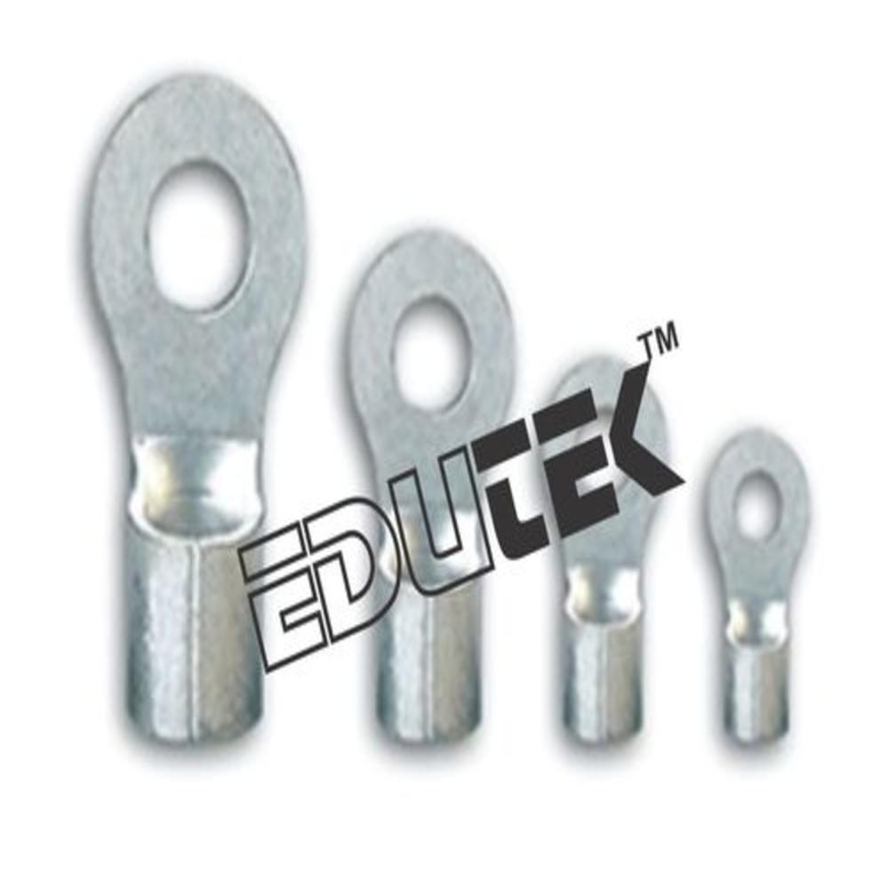 Ring Type Lugs - High-grade Copper, 10mm Size , Durable Design For Optimal Electrical Connectivity