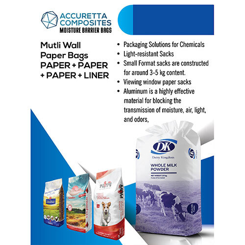 ACCURETTA FOIL MOISTURE BARRIER - Multi Wall Paper Bags