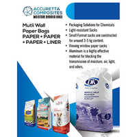 Multi Wall Paper Bags - Color: White