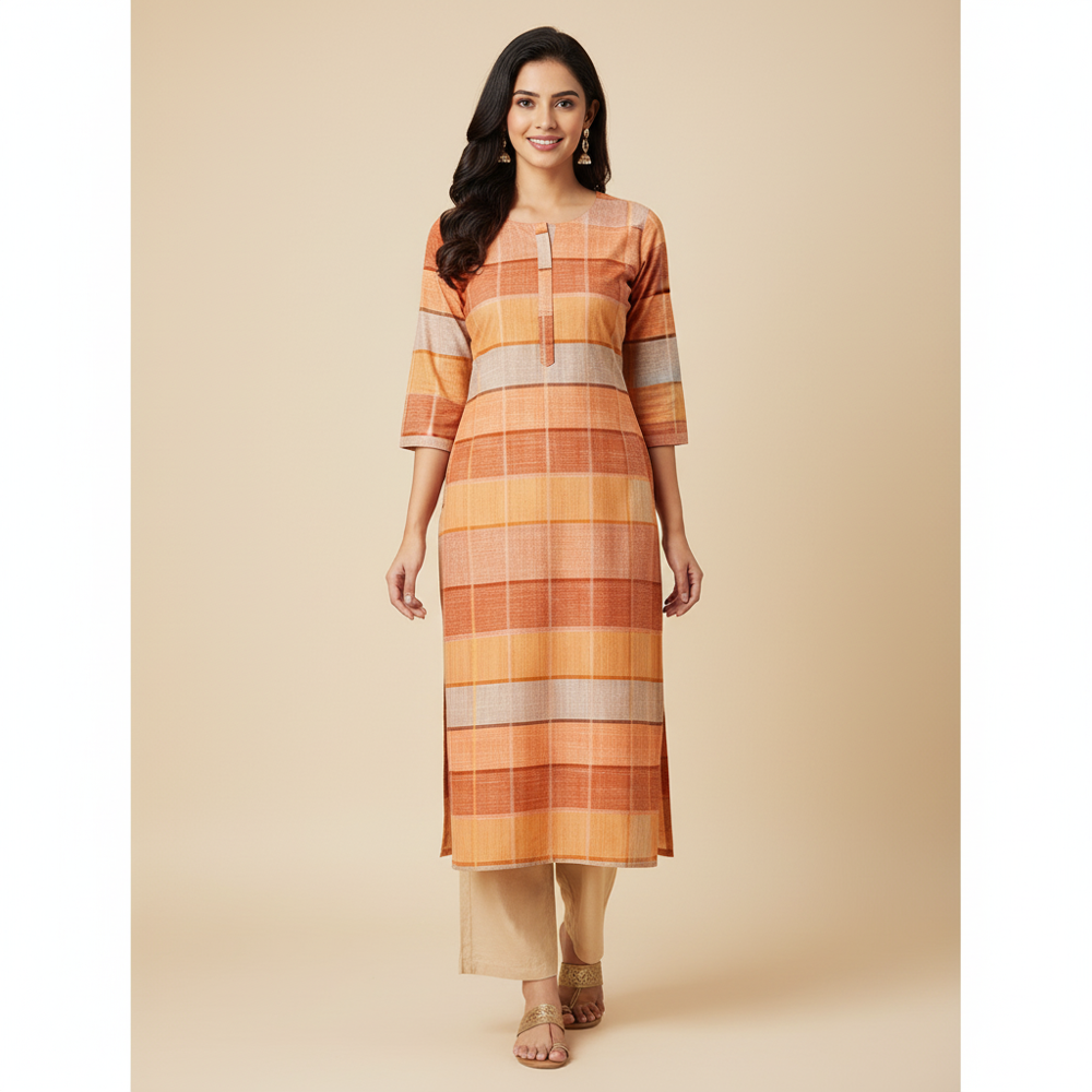 Check pattern fabric