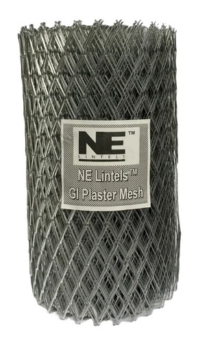 1-2 Inch Gi Plaster Mesh - Color: Silver