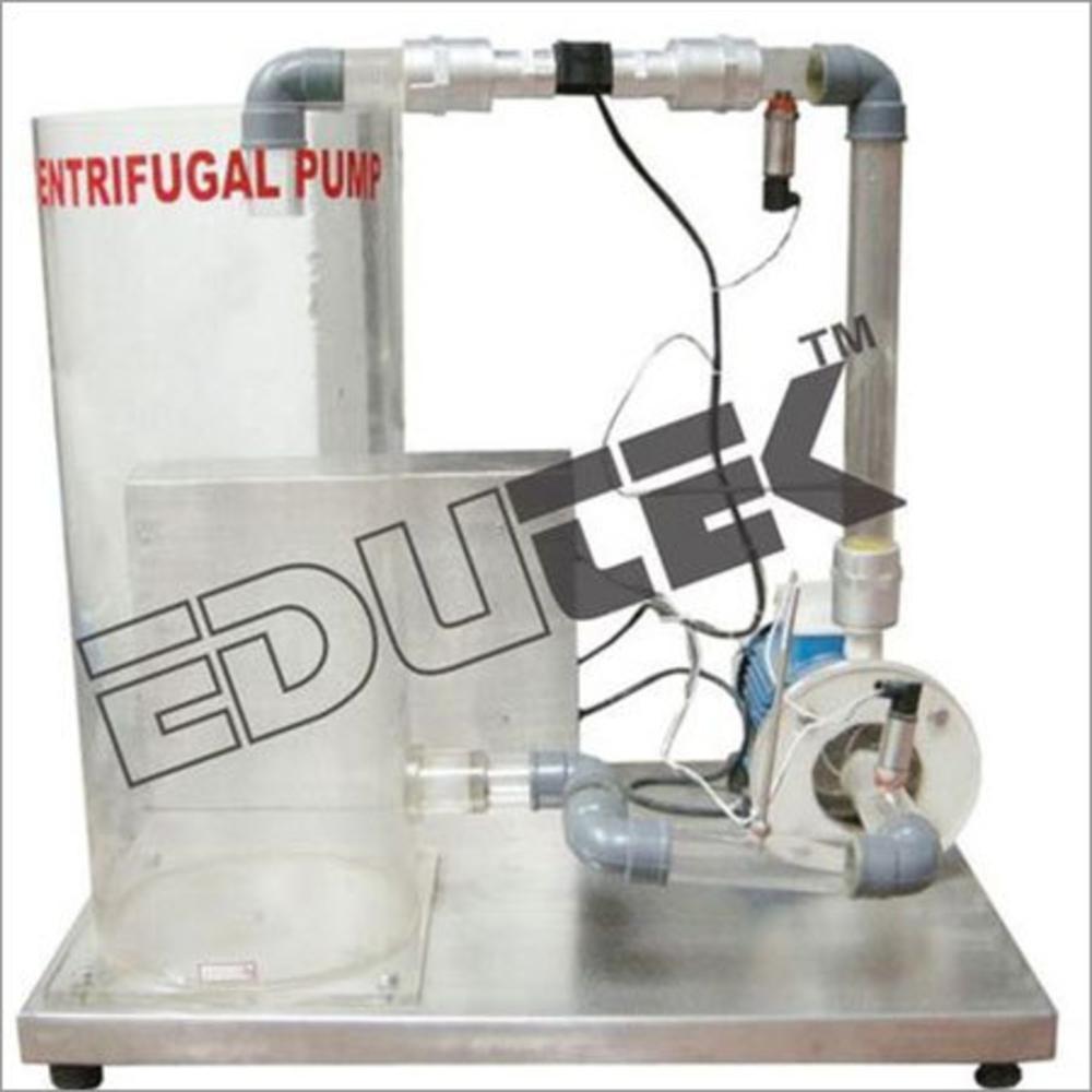 Centrifugal Pump Test Rig - Stainless Steel, 2000x750x1450 Mm | Max Flow Rate: 16 Mâ³/h, Motor Power: 1.1 Kw, Educational Performance Analysis
