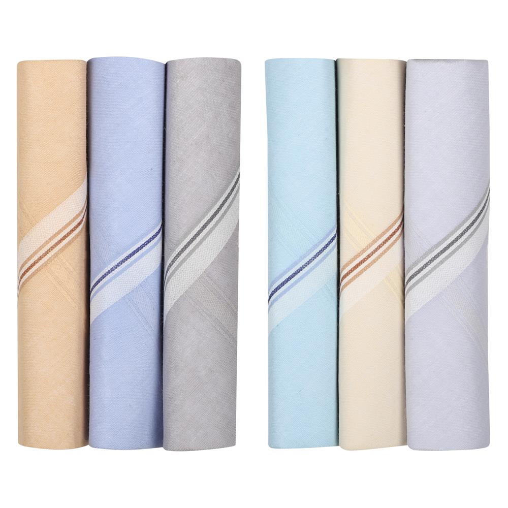 Wyse Men's Color Handkerchief 3Pcs