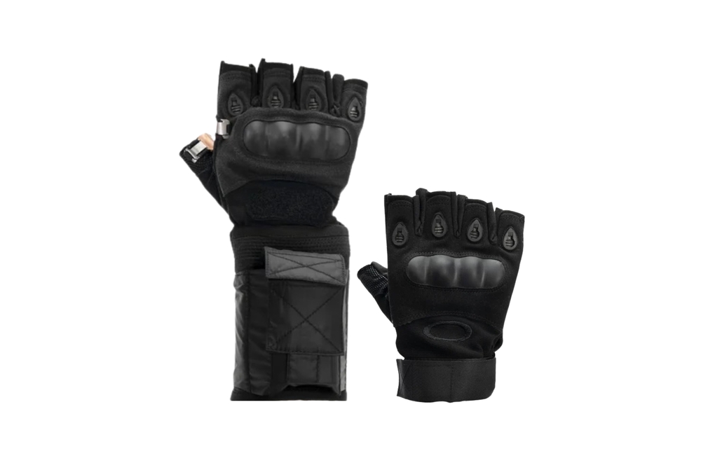 Stun Shock Proof Military Half Finger Gloves