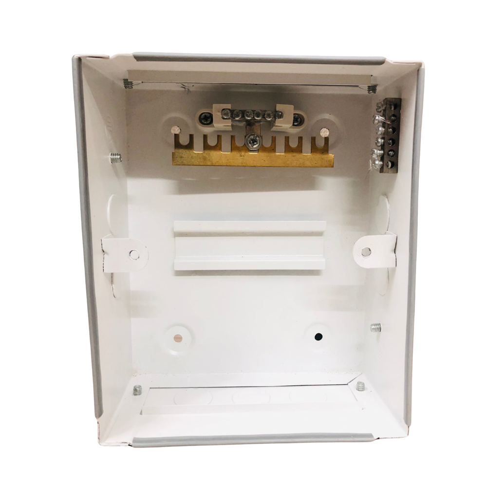Shree Mcb Distribution Box Rio - Color: White & Gray