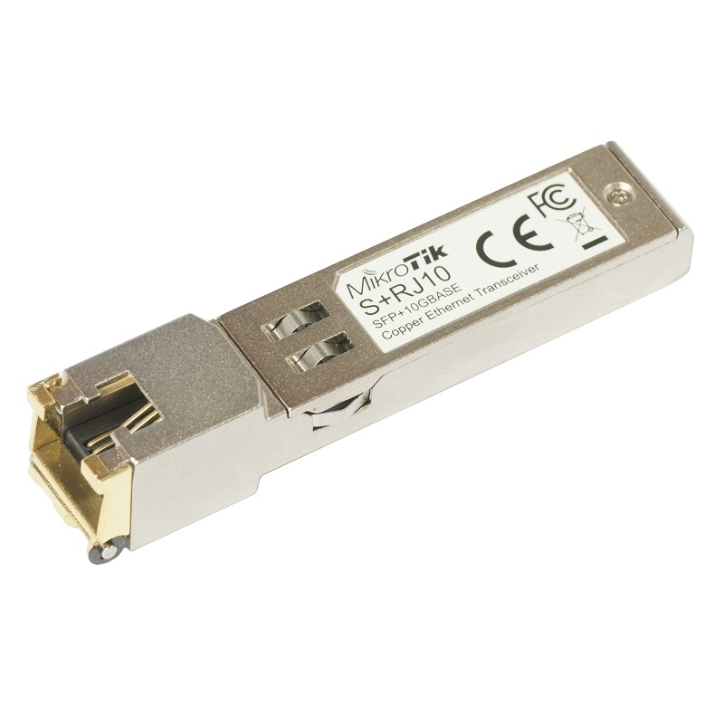 Mikrotik Sfp+ 10gbps Module For Regular Twisted-pair Lan Cables (s+rj10) - Features: Good Quality