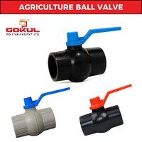 Gokul Pvc Solid Ball Valve With Ms Handle