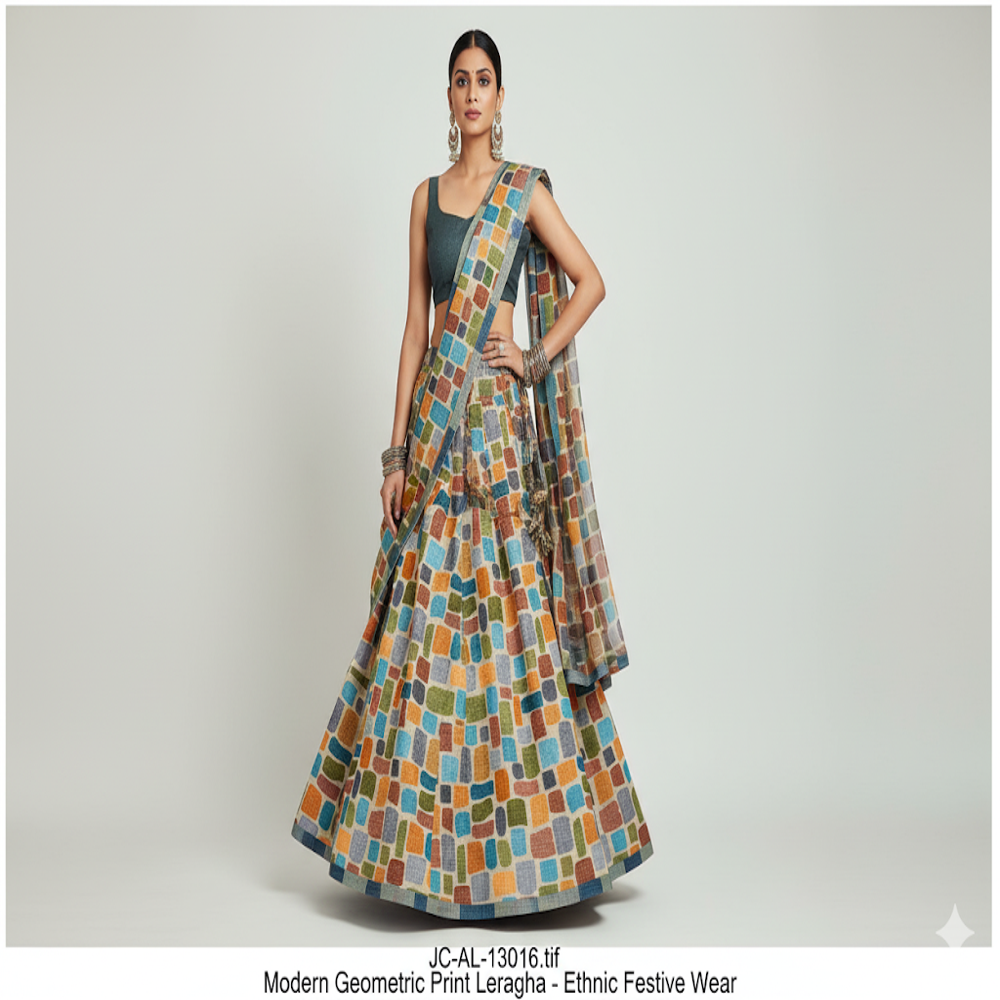 Abstract Digital Print Fabric - Application: Garment Making
