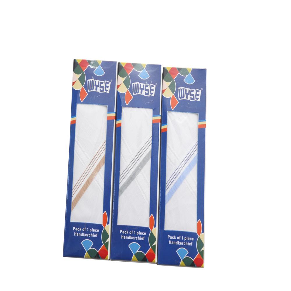 Men's White Handkerchief 1 Pc - Age Group: Adults