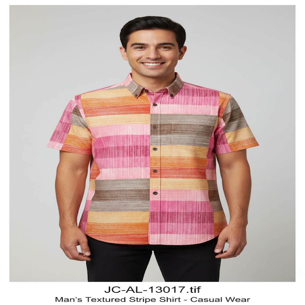  pink color-blocked print fabric