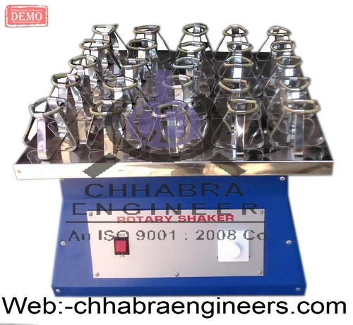 Rotary Shaker - Mild Steel Sheet, 300x300mm Tray, Blue | Fixed Speed 180RPM, Automatic 60 Minutes Timer Optional, Suitable for VDRL Tests